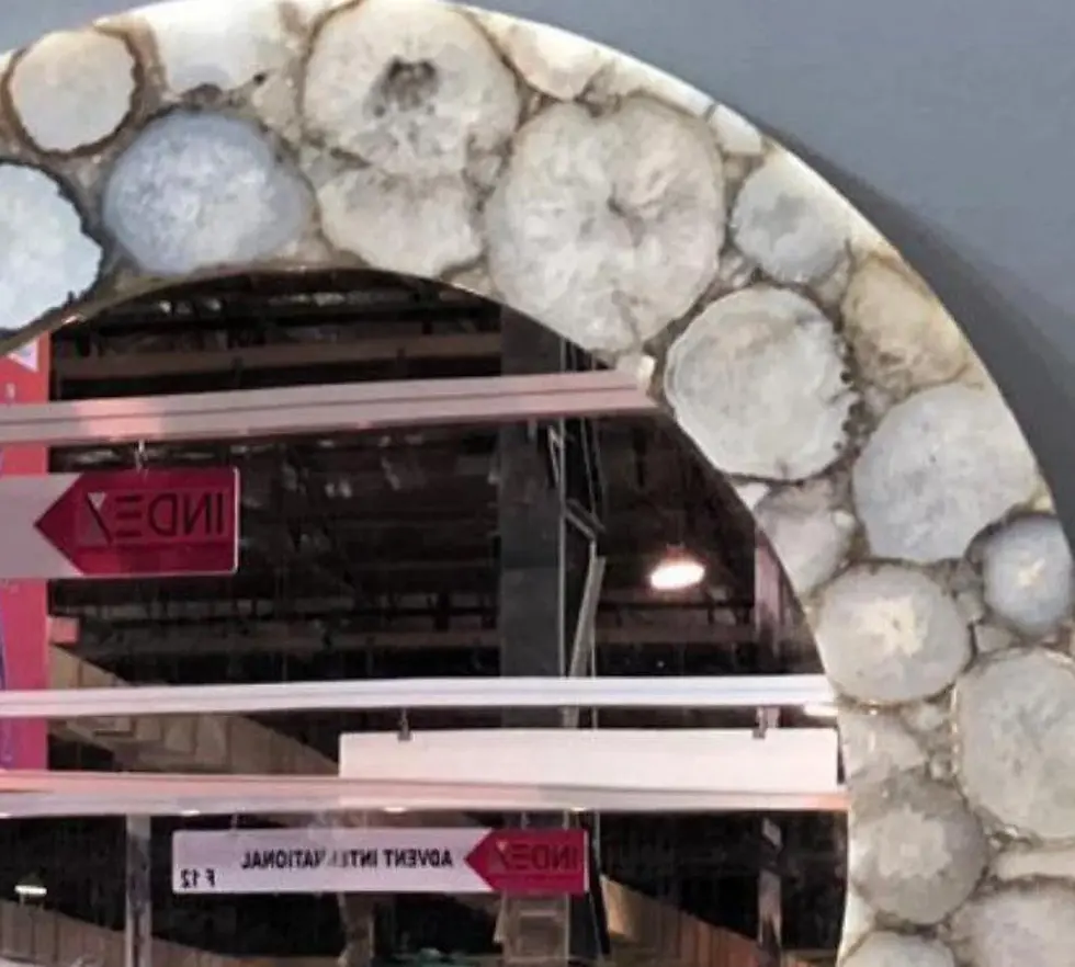 Thumbnail: Salt Agate Stone Wall Mirror