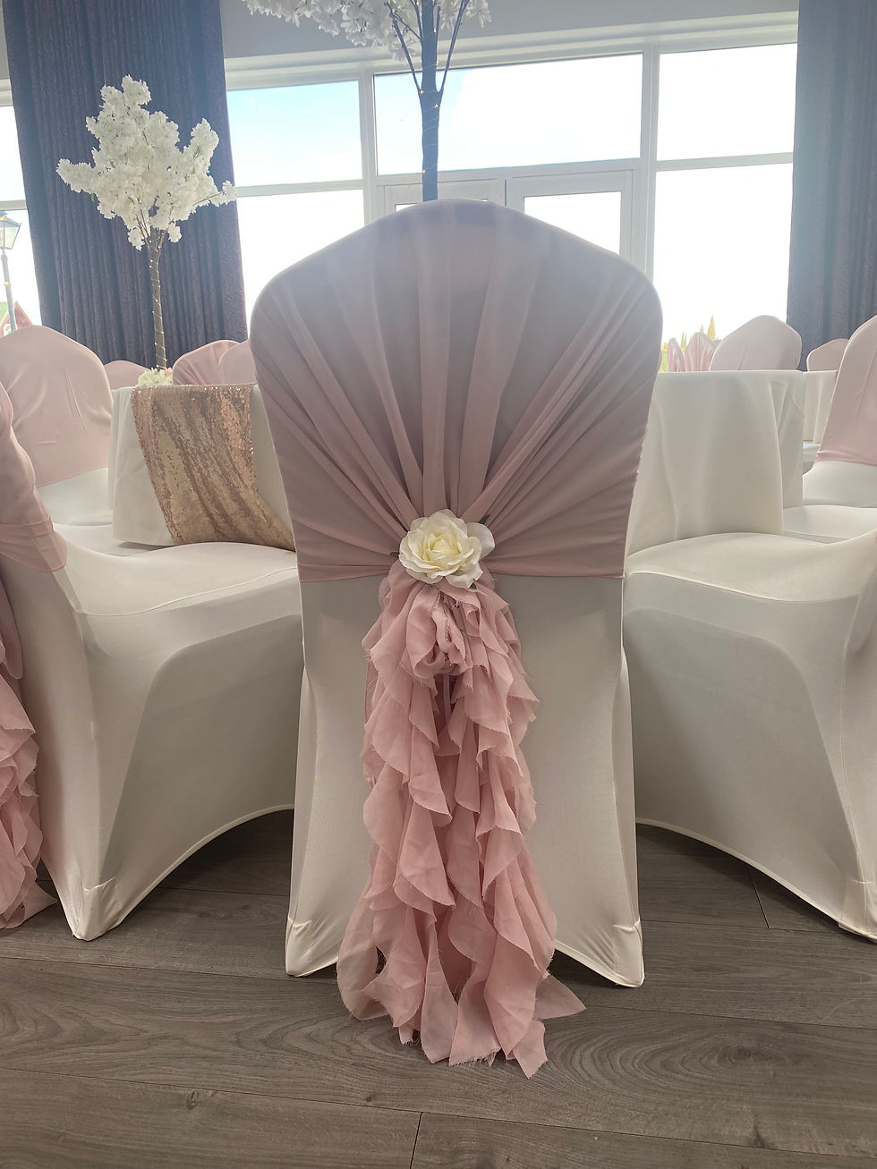 Thumbnail: Chair Cover & Ruffle Hood