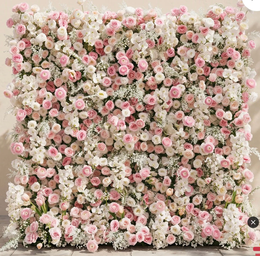 FRANCESCA Pink Flower Wall