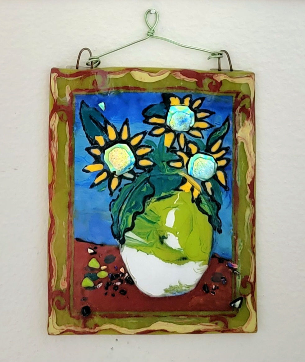 Inspired by Vincent Van Gough Sunflower Mini