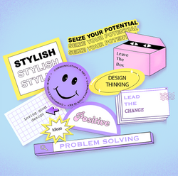 Hyper Island quotes made into illustrations