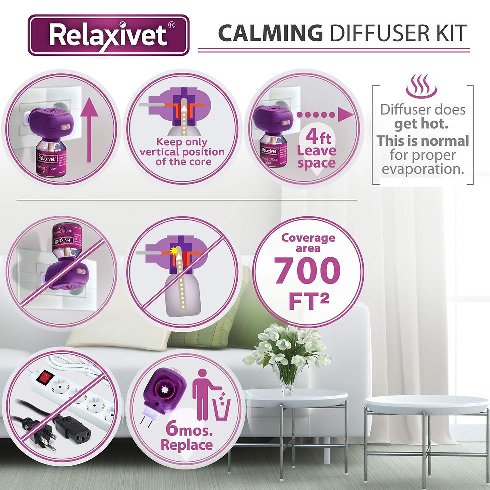 Thumbnail: Calming Cat Diffuser Refill Anti Anxiety Pet Feline Calm Pheromones 2 Refills