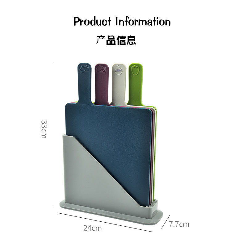 Thumbnail: CB-026 Set of 4pcs Cutting Board With Long Handle