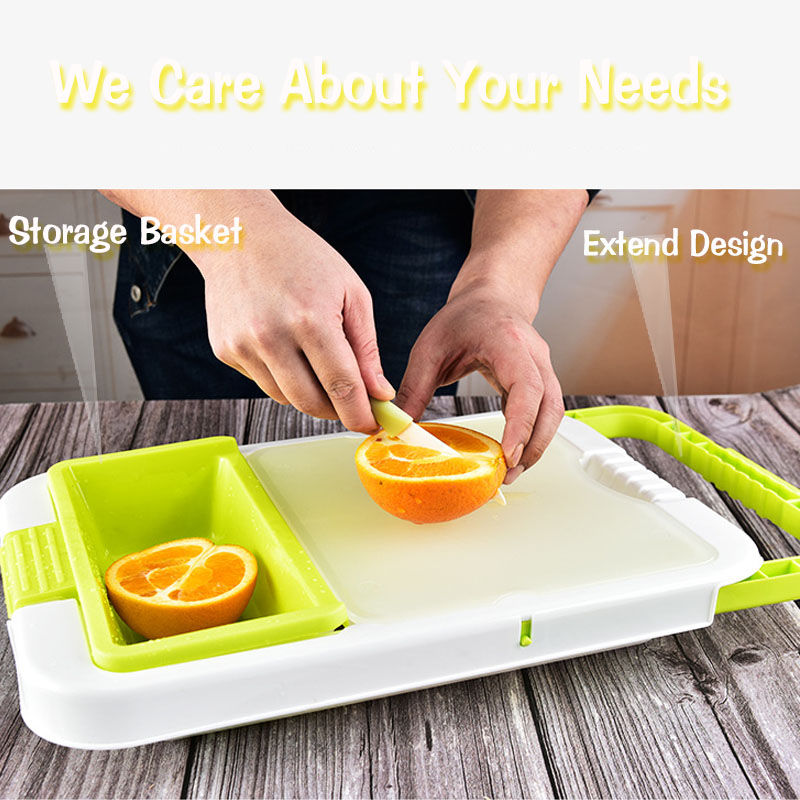 Thumbnail: CB-023 3 in One Cutting Board With Storage Basket