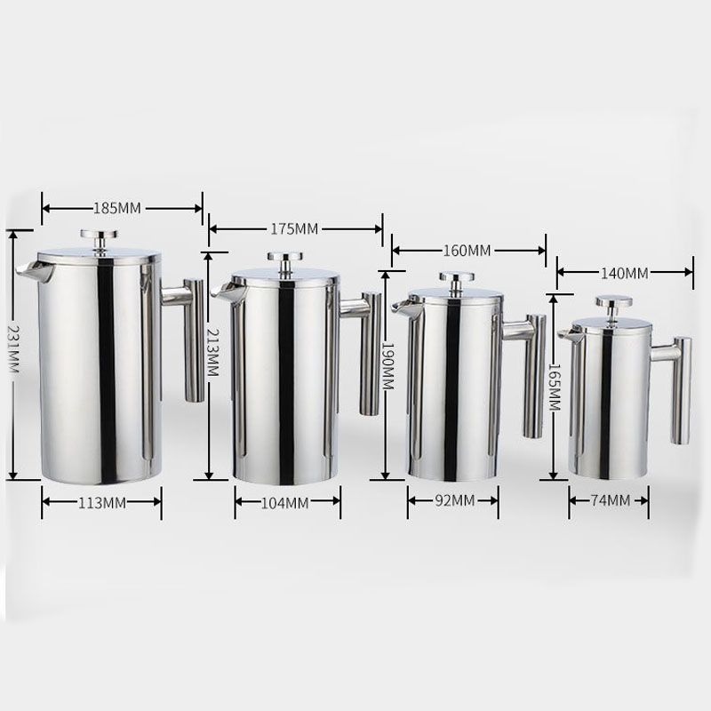Thumbnail: CI-014  Stainless Steel French Press
