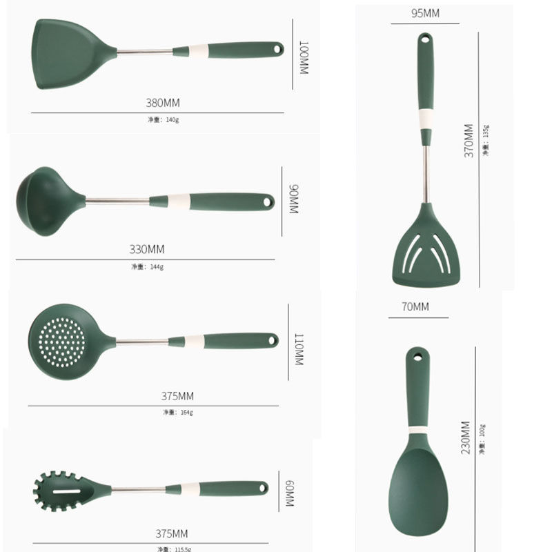 Thumbnail: UT-001 Silicone  Set of 6pcs Utensils