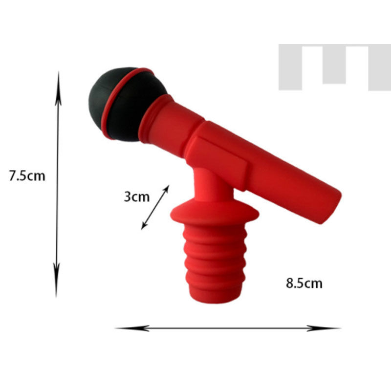 Thumbnail: BW-004 Creative Microphone Wine Stopper Beverage Bottle Stopper