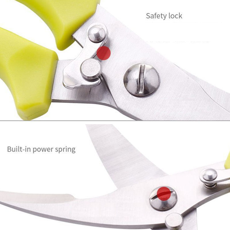 Thumbnail: S-001 Heavy Duty Poultry Shears Kitchen Scissors Sharp with Safety Lock