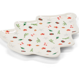 Fenyő alakú tányér