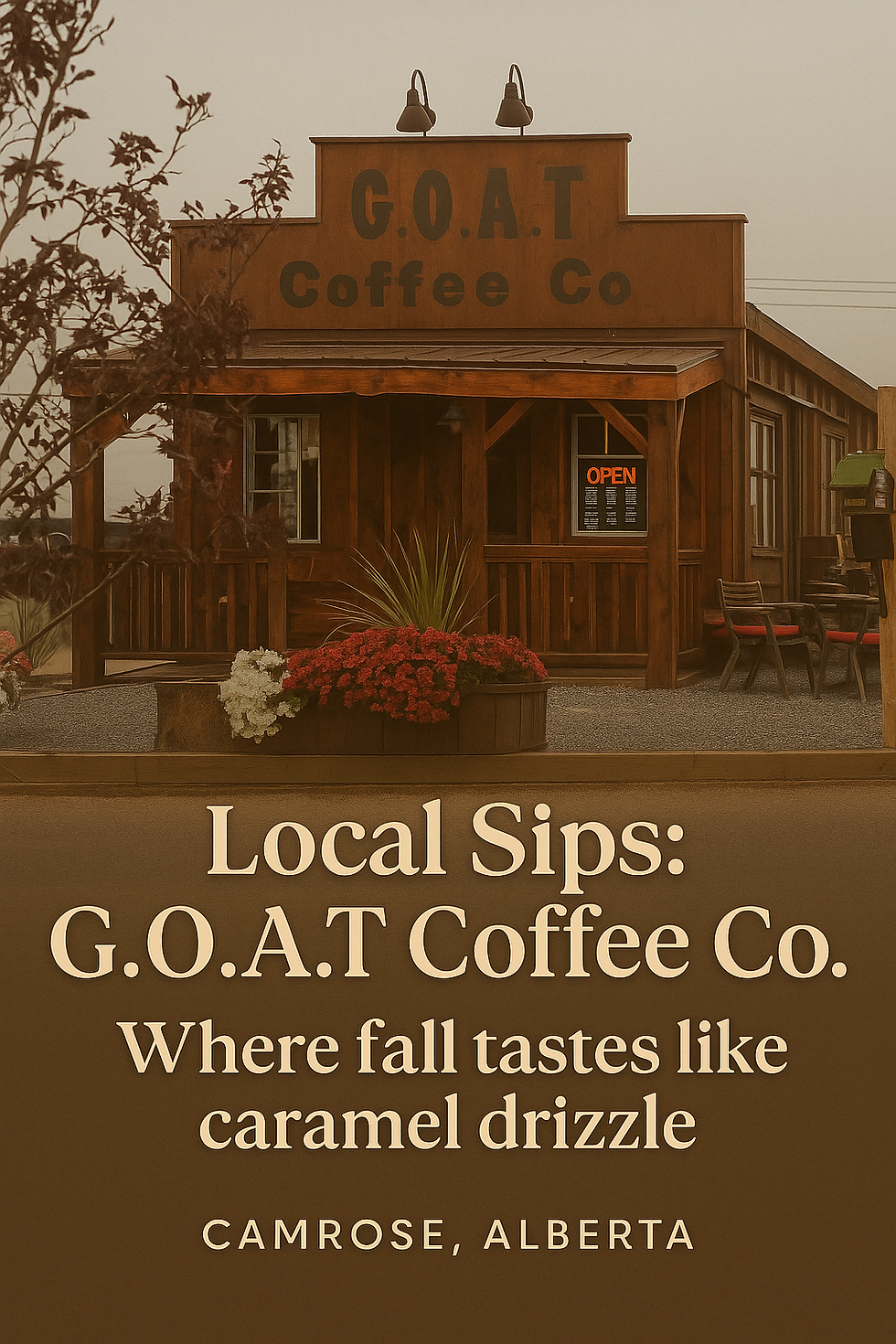 A Cozy Fall Coffee Experience at G.O.A.T Coffee Co in Camrose