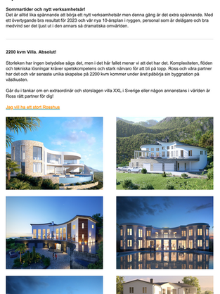 Ross nyhetsbrev Maj 2024