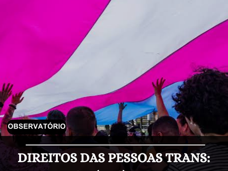 DIREITOS DAS PESSOAS TRANS: LUTAS E (DES)AVANÇOS