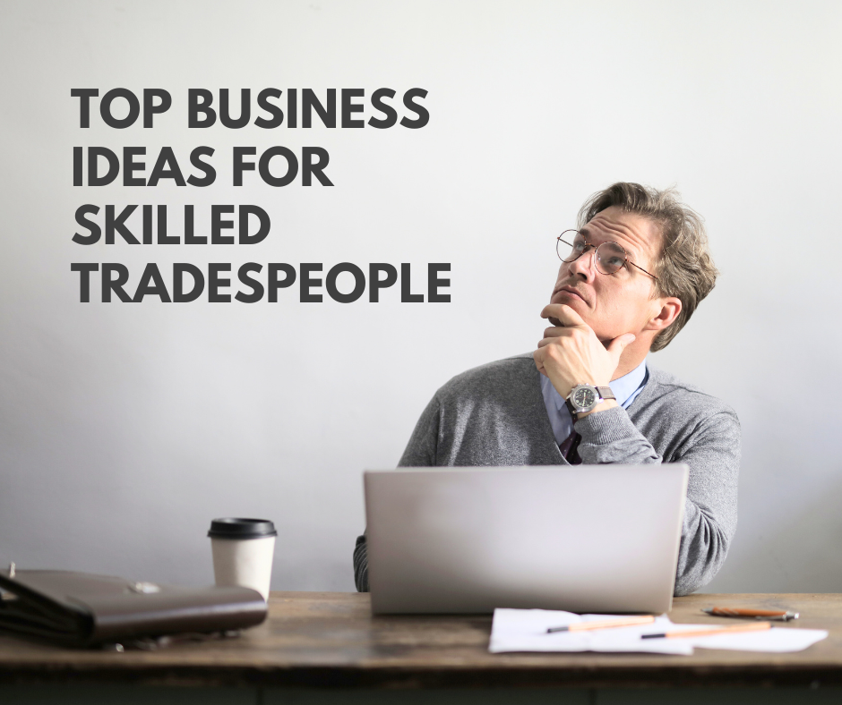 A man thinking of starting his own small business