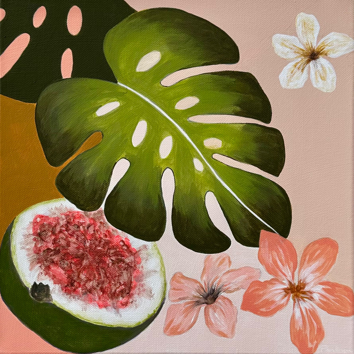 FRUITY FLOWERS - ORIGINAL ARTWORK