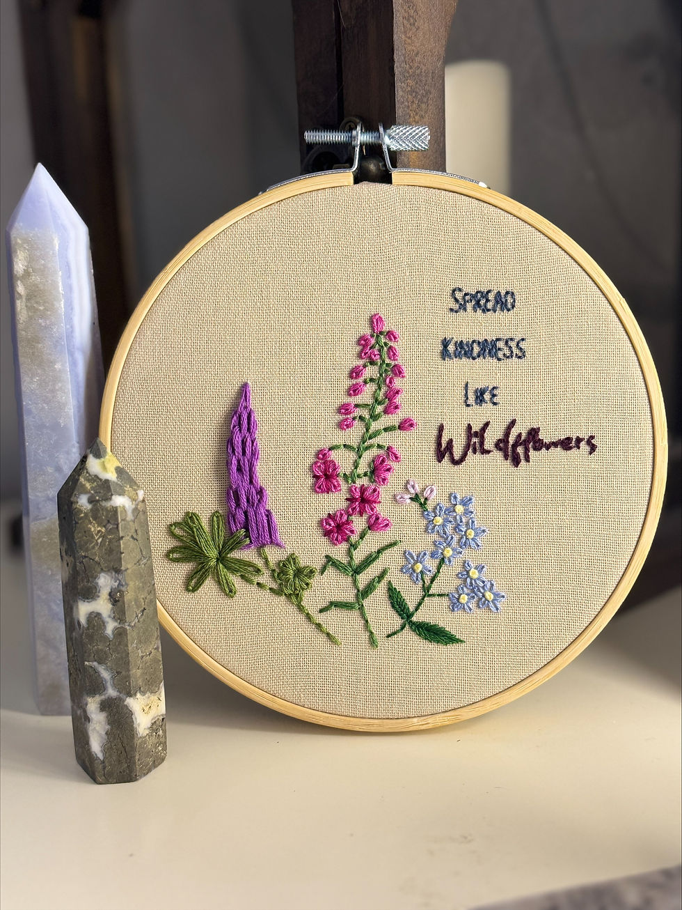 Wildflowers Hand Embroidery
