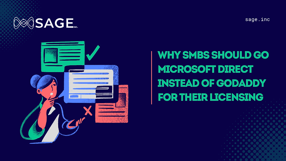 Why Small Businesses Should Go Microsoft Direct Instead of GoDaddy for Their Licensing