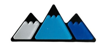 Thumbnail: Tri-Color Mountain Grill Badge