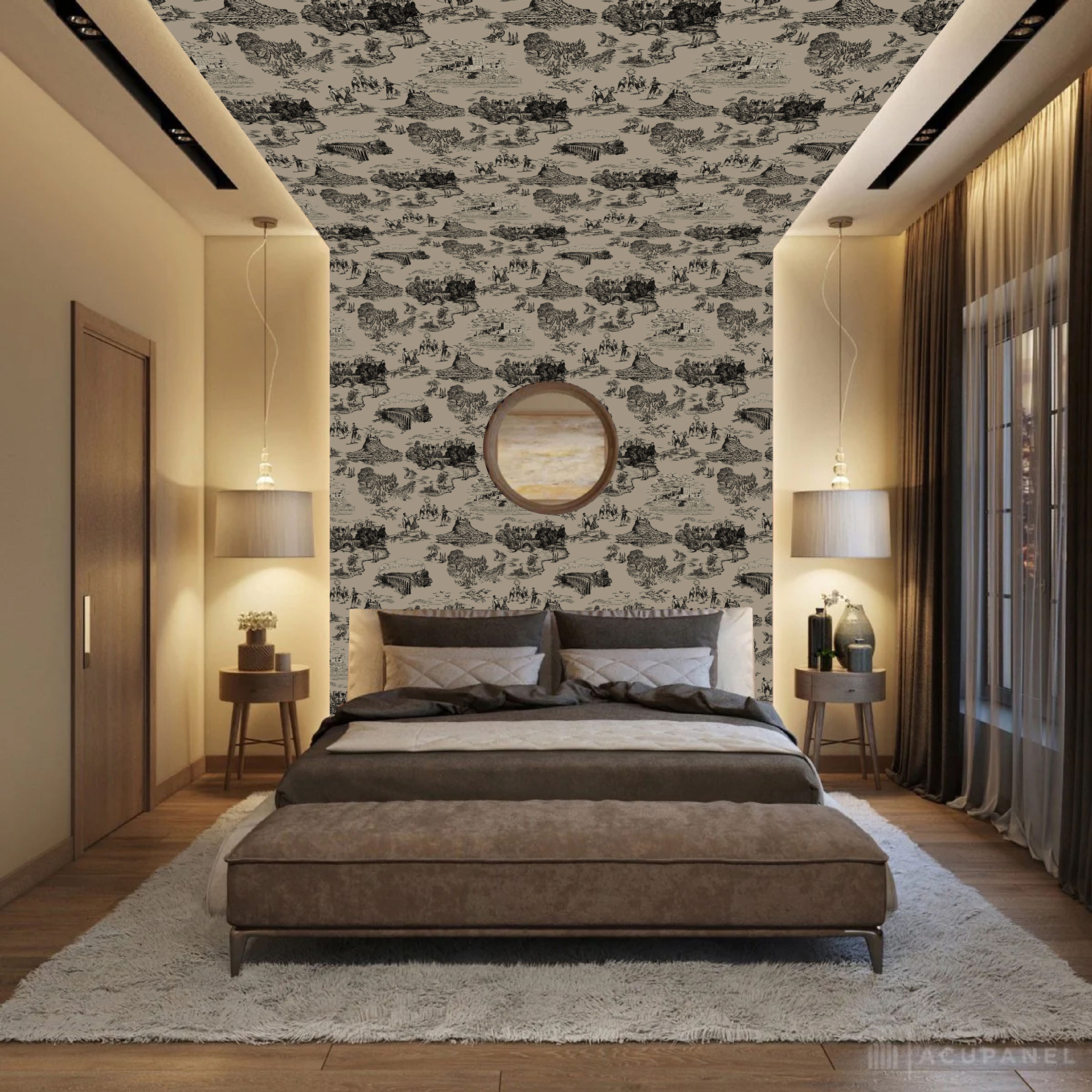 Garden of Northumberland-Sand-Classic Wallpaper