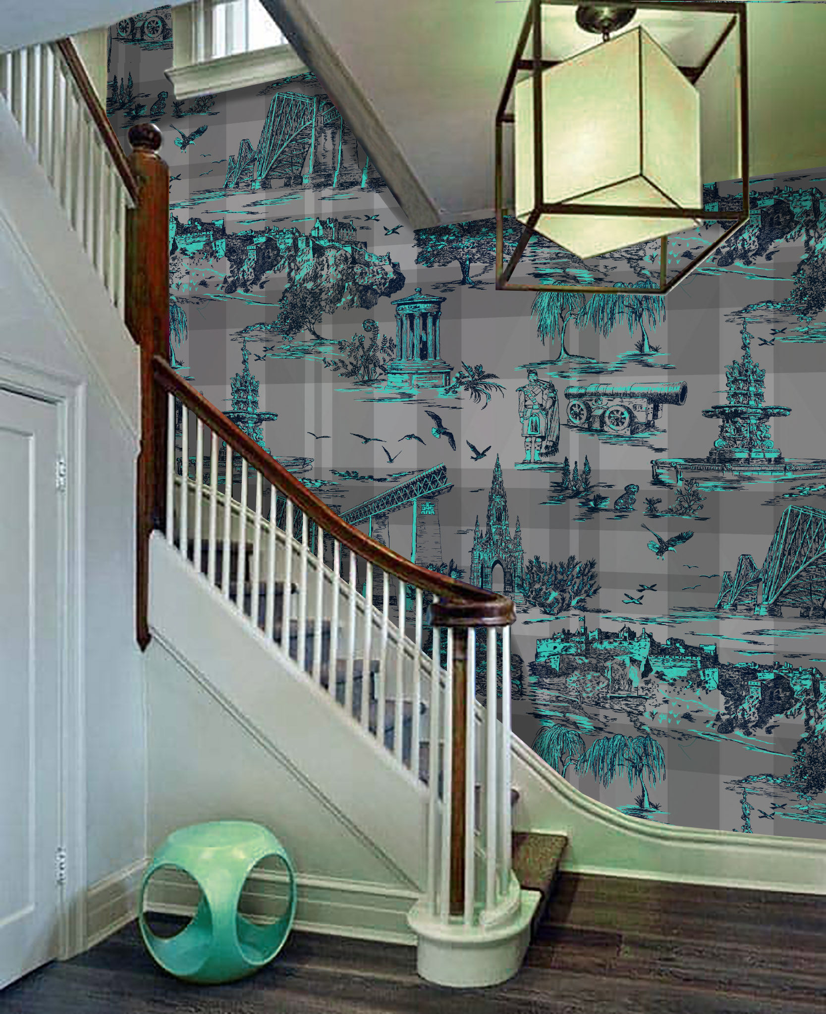 Edinburgh Anthology-illuminating Classic Wallpaper