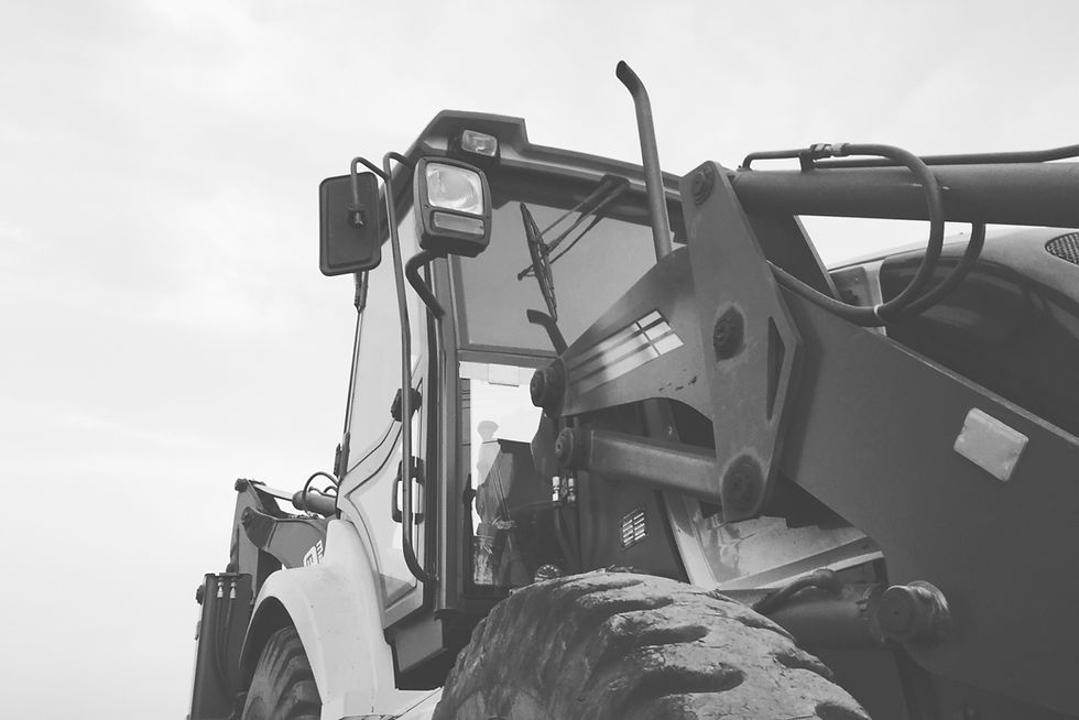 Tracteur d'excavatrice