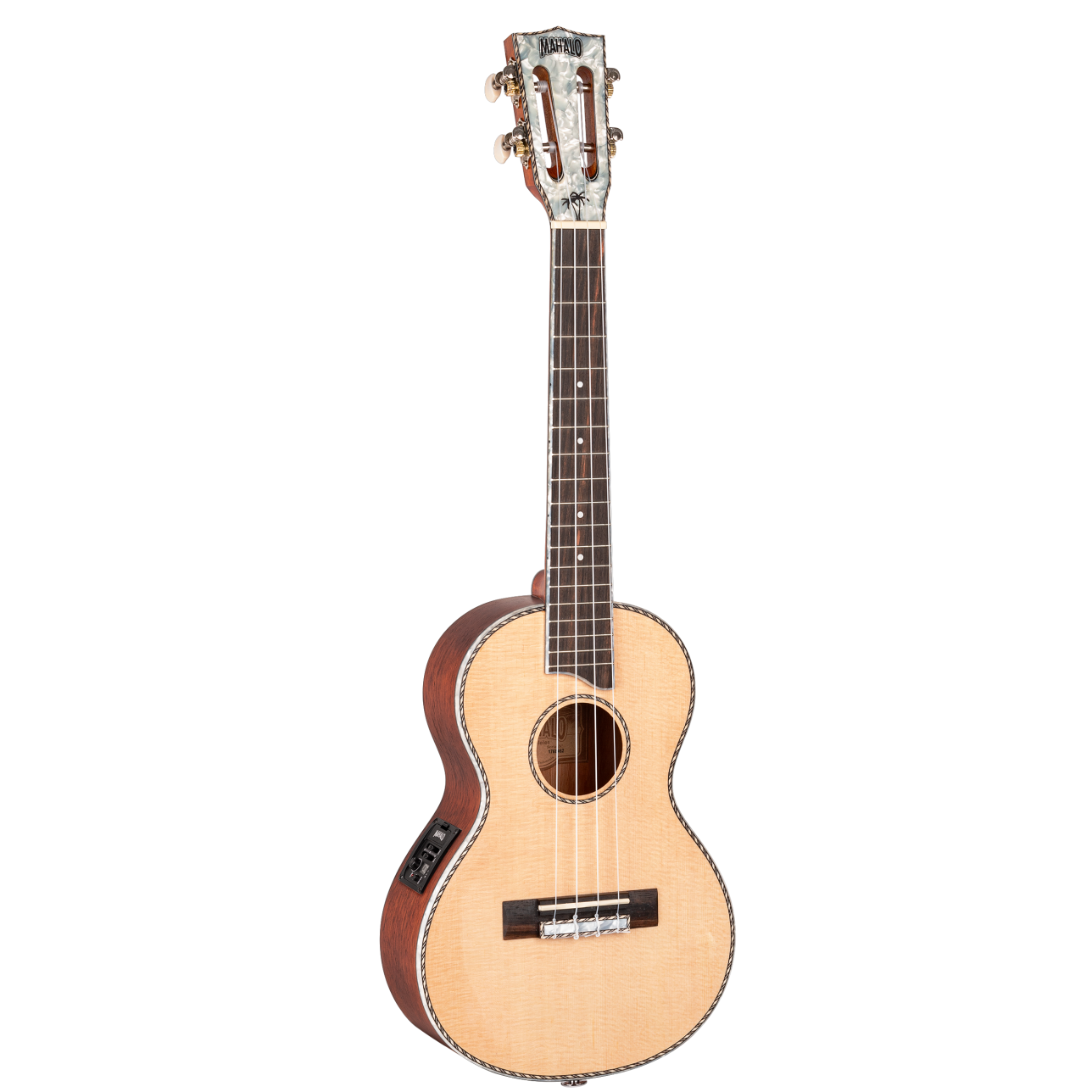 Mahalo Solid Top Electric/Acoustic Ukulele Tenor