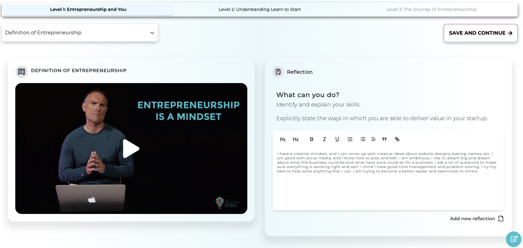 Self-Paced Learning Platform