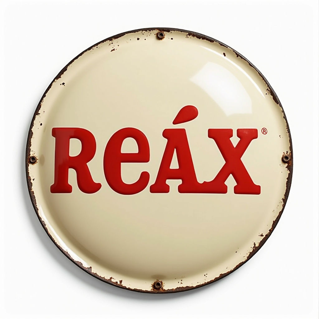 Retro Enamel Sign