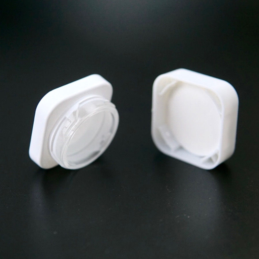 Thumbnail: Child Proof 9ml Cube Jar Glass Containers (60 Pack) - Square Jars (All White)