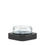 Thumbnail: 200 Pack - CR 5ml Square jar Glass Containers (All-Black w/White Interior)