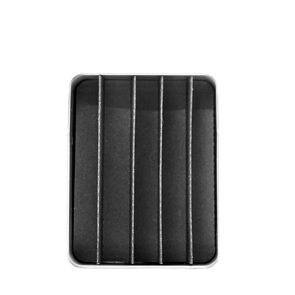 Thumbnail: Paper Insert Pre-roll Black Metal Tin Box | Child Proof | Start with 100-Pack