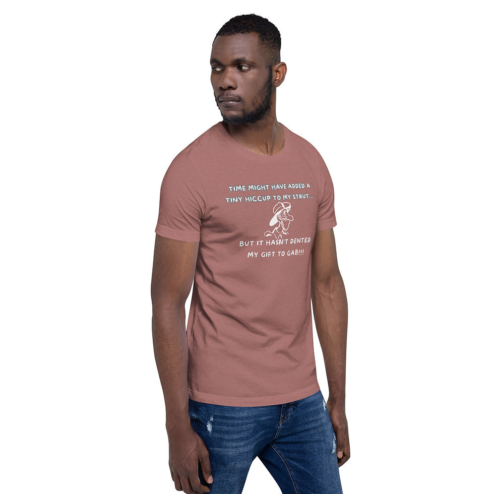 Thumbnail: Time Might Have Added Hiccups Men's Humorous T-shirt