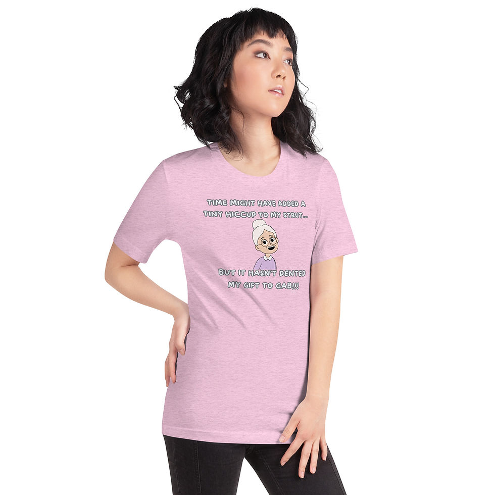 Thumbnail: Time Might Have Added Hiccups Women's Humorous T-shirt copy
