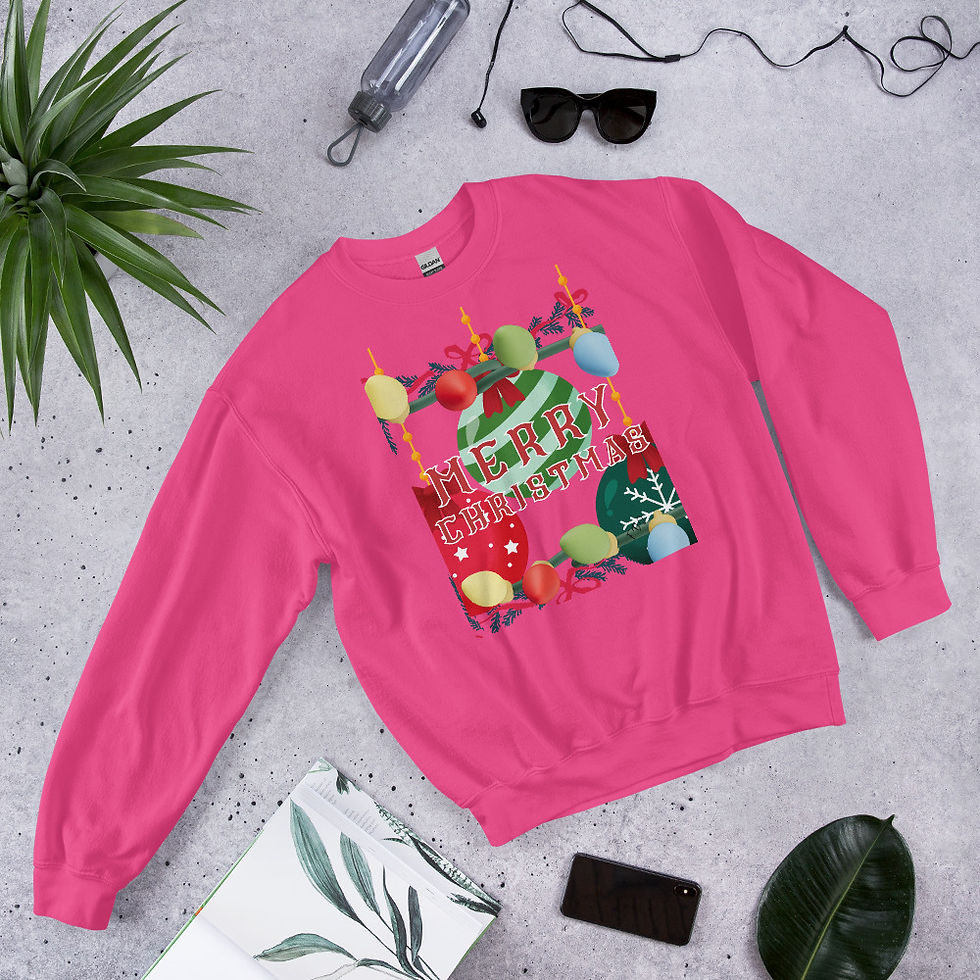 Thumbnail: Merry Christmas Ugly1 Sweatshirt