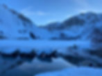 Convict Lake in winter
