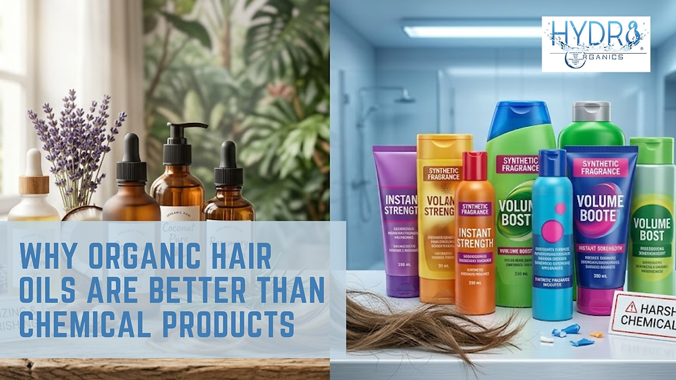 Organic Hair Oils Are Better Than Chemical Products