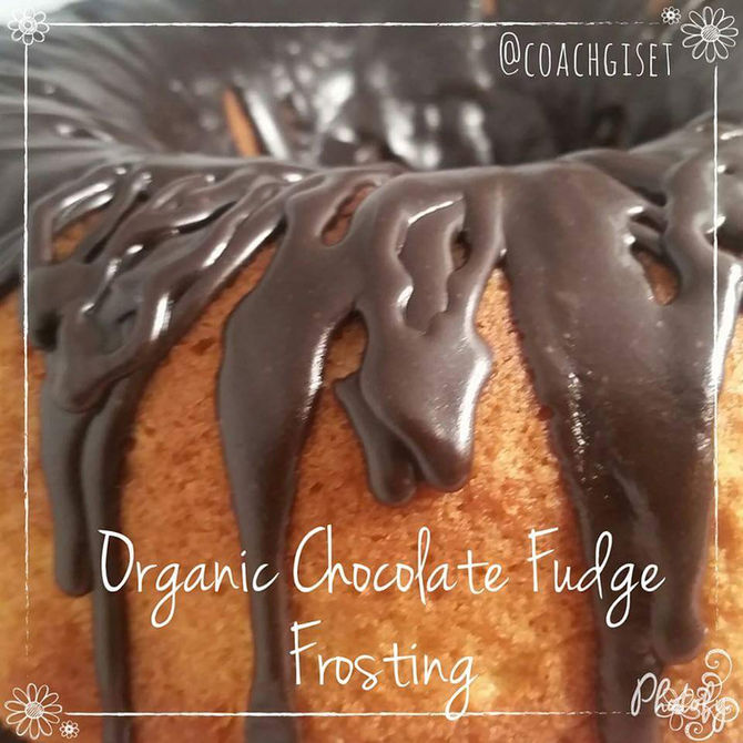 Clean (Vegan)Eating Chocolate Frosting with Low- Carb option.