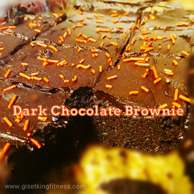 Dark Chocolate Brownie(low-carb)