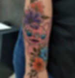 tatouage couleur Disney - Angel floral