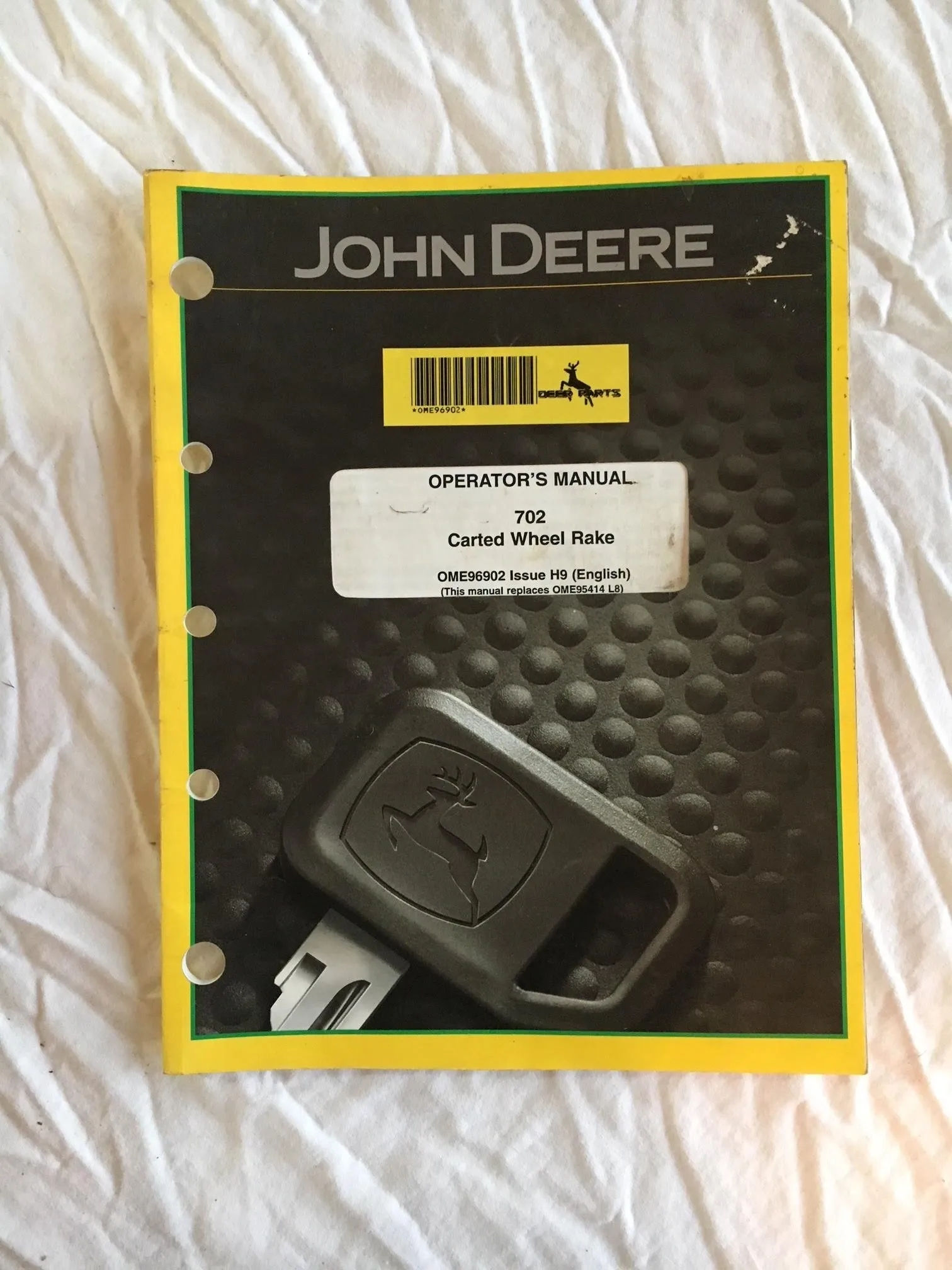 John Deere OME96902 Operator's Manual