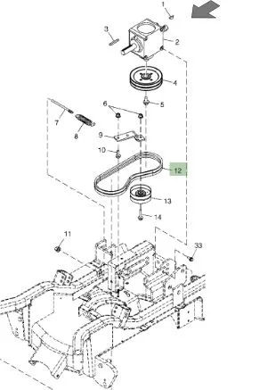 Thumbnail: John Deere TCA14778 Belt