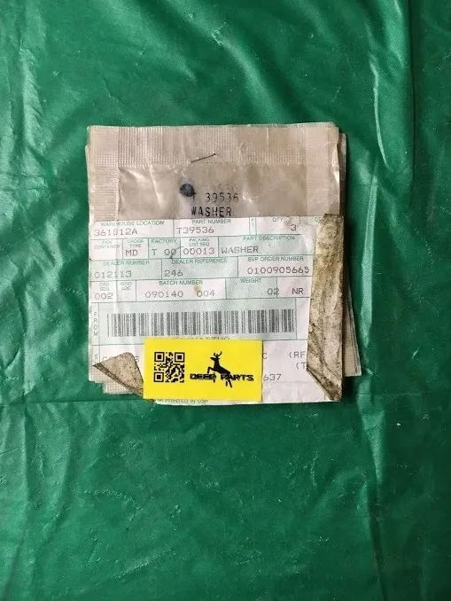 John Deere T39536 Washer