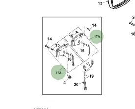 John Deere CH11323 Lamp