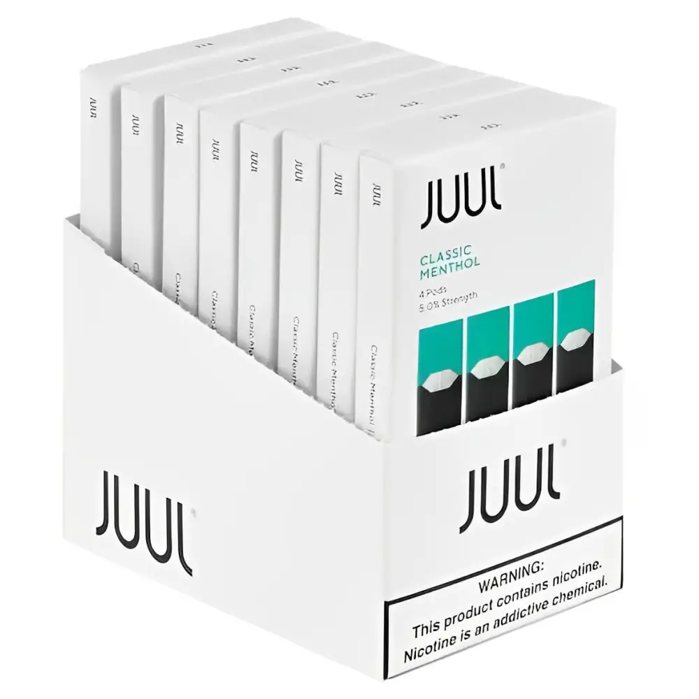 8 CAIXAS - JUUL MENTHOL 5%