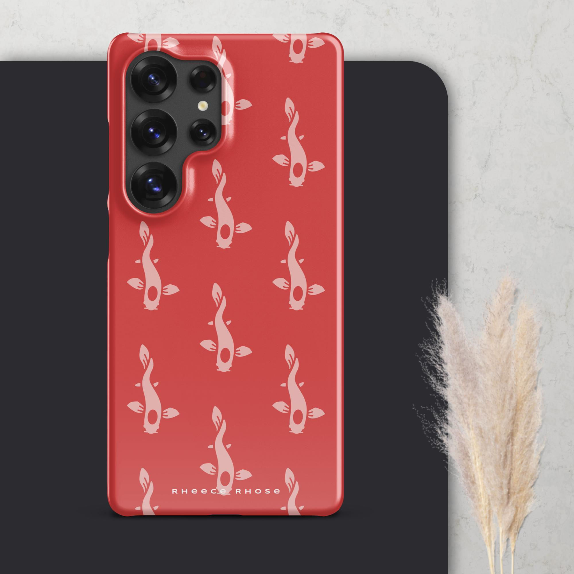 Eternal Nishikigoi: Whispers of Koi Snap Case for Samsung® – Velvet Carmine