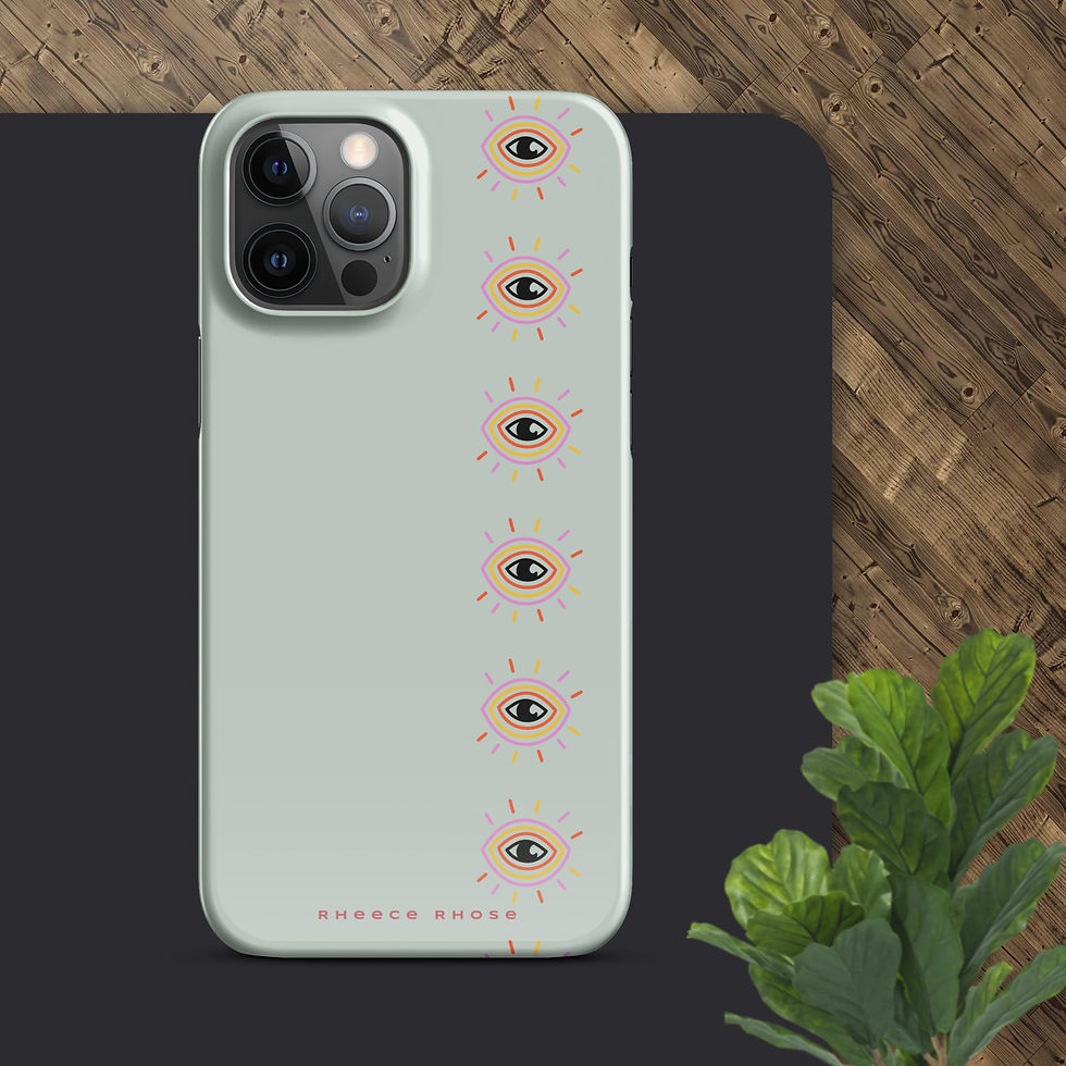 Thumbnail: Colour Eye Outlines-Patterned Snap Case for iPhone®