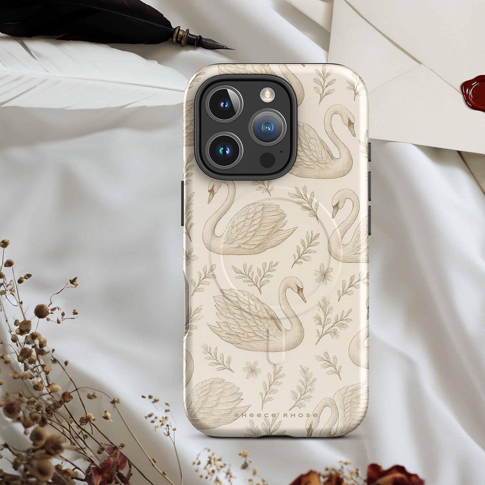 Thumbnail: The Swan Toile Edition MagSafe® Tough Case for iPhone®
