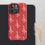 Thumbnail: Eternal Nishikigoi: Whispers of Koi Tough Case for iPhone® – Velvet Carmine