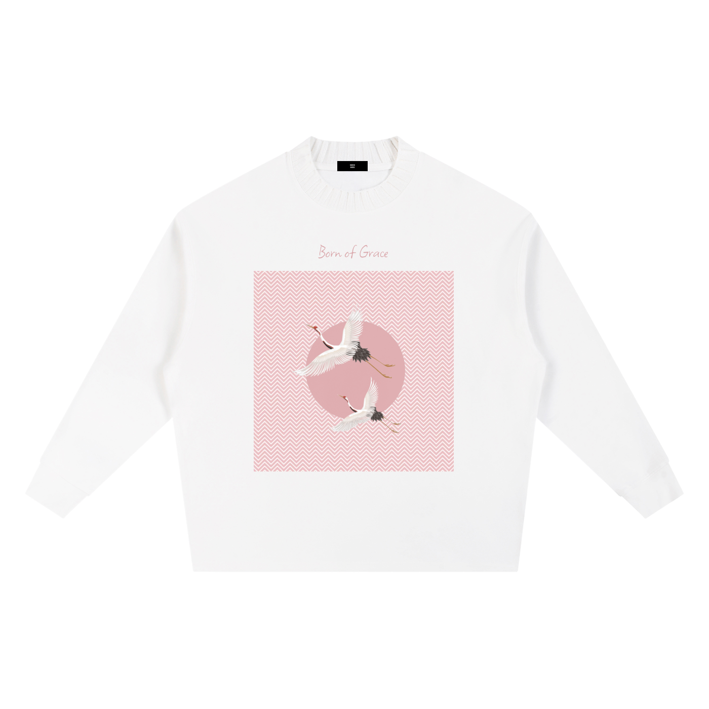 Knitted Oversized Round Neck Sweat