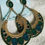 Thumbnail: Emerald half moon earrings 