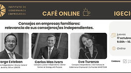 Carlos Mas participates in a round table at Instituto de Gobernanza Empresarial